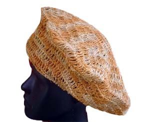 Handmade Hemp Wire Rim Festival Hat