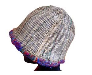 Nepalese Hemp Wire Rim Summer Hat