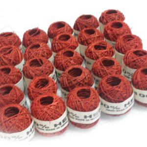Ecofriendly Red Colored Hemp Twines