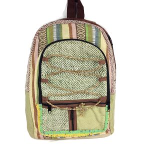 Ethnic Hippie Outdoor Hemp Backpack