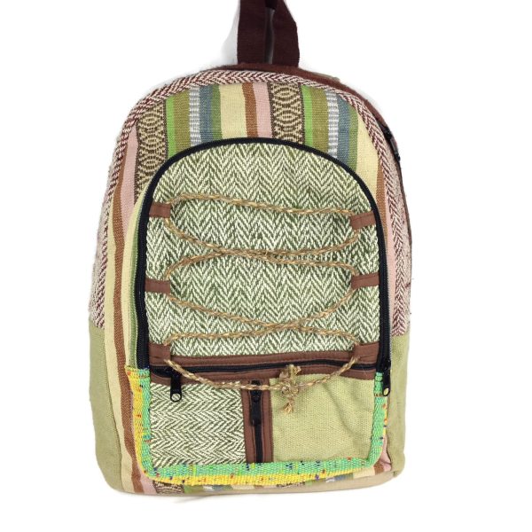 Ethnic Hippie Outdoor Hemp Backpack