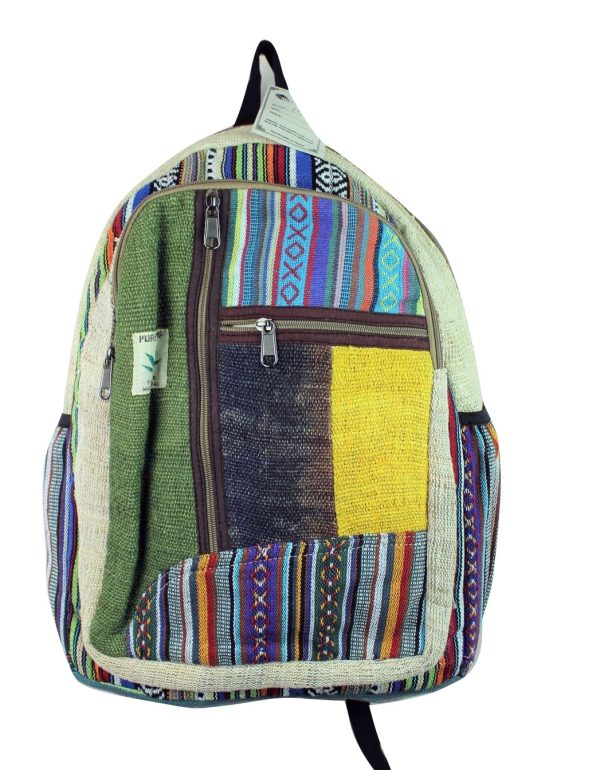 Unisex Durable mini Hemp Backpack