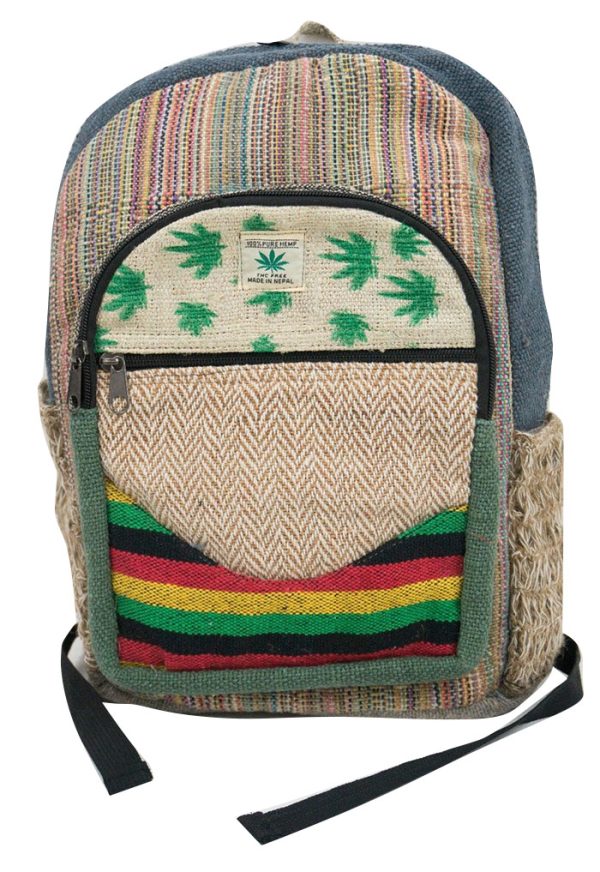 Different Color Mixed Adorable Hemp Backpack