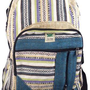 Colorful & Unique Natural Hemp Boho Bag