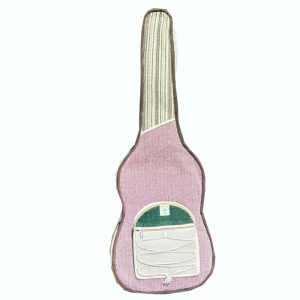 Pink Tone Handmade Hemp Guitar Bag