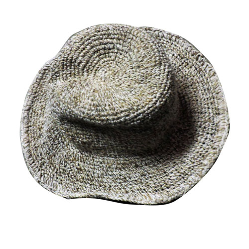 Natural Woven Hemp Round Summer Hat