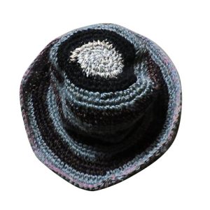 Organic Hippie Crochet Hemp Brim Hat