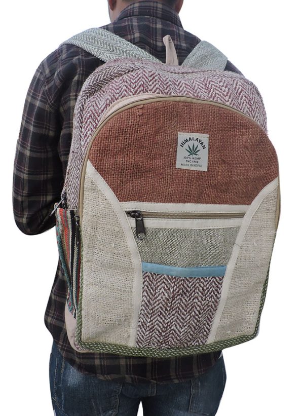 Made in Nepal Organic Hemp Backpack