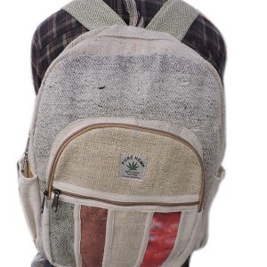 Hippie Natural Hemp Fiber Backpack