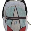 Herringbone Style Durable Hemp Backpack