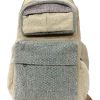 Stylish Rusty Gray Hemp Backpack