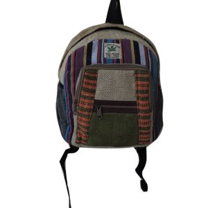 Made in Nepal children hemp backpack