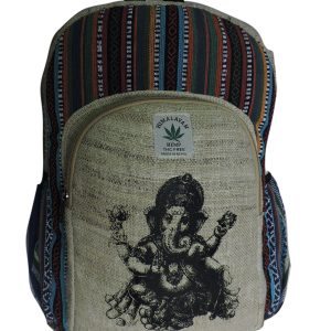 Lord Ganesh Printed Ethnic Hemp Bag
