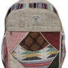 Light Weight Hemp Backpack with Unique Patterns