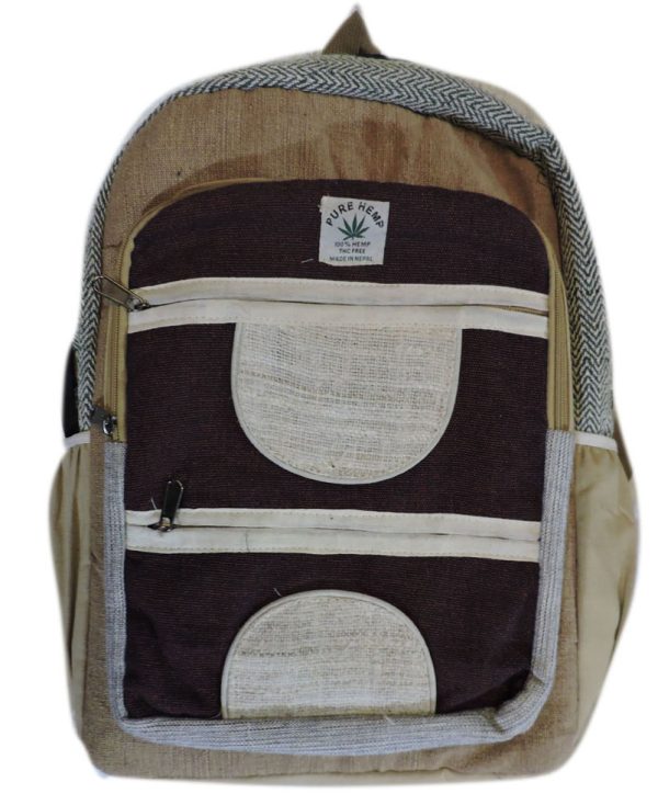 Cotton Patched Hippie Hemp Backpack