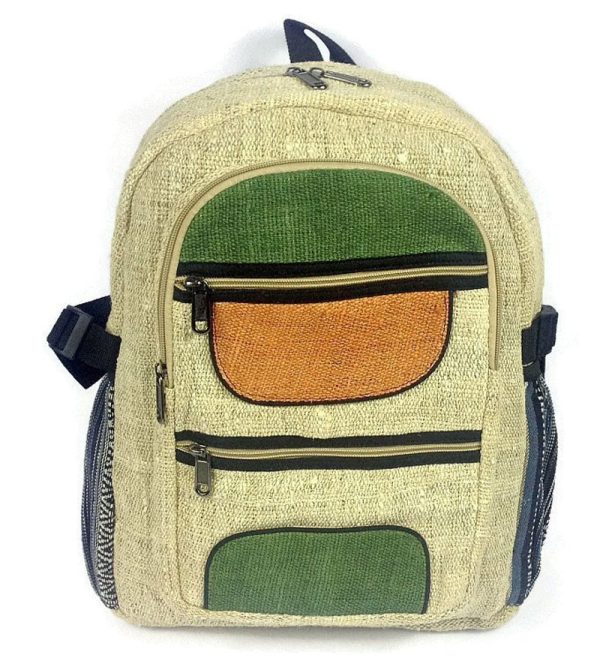 Handmade Hippie Hemp Fabric Backpack