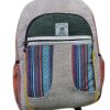 Colorful Handmade Himalayan Hemp Backpack