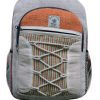 Grey tone hippie handmade gheri backpack