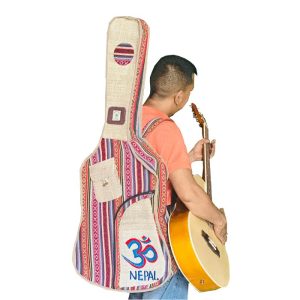 Artisanal Hippie Om Printed Gheri Guitar Bag
