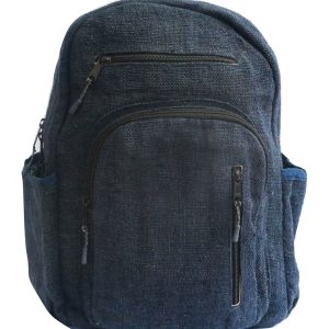 Pure Hand Made Blue Hemp Bag Pack