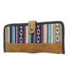 Gheri and Leather Border Purse