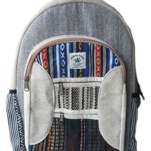 Unique & stylish herringbone hippie gheri backpack
