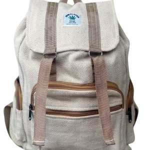 Modern Fashion style herringbone hemp backpack