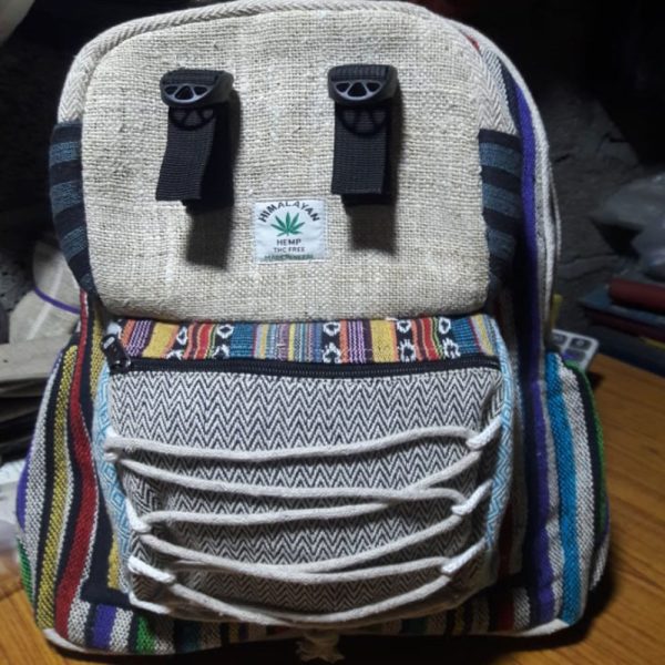 Hippie Handmade Gheri Himalayan Hemp Backpack