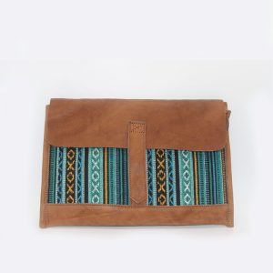 Strong and stylish gheri designed leather patched IPad cover