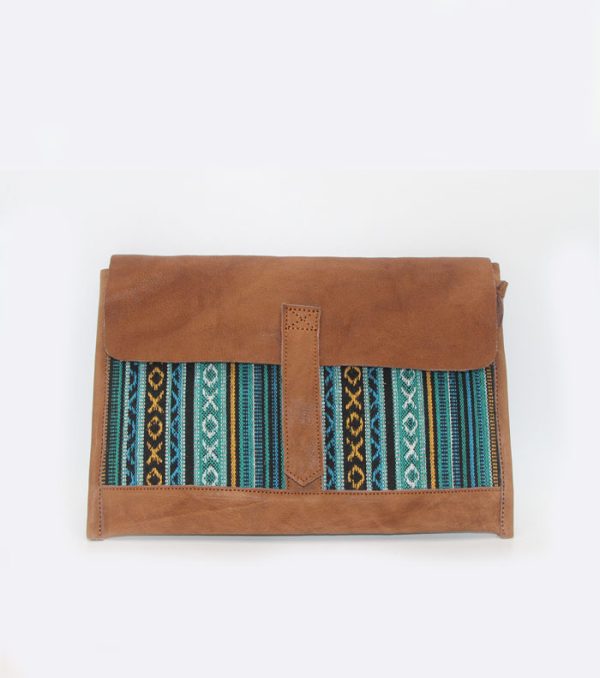 Strong and stylish gheri designed leather patched IPad cover