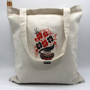 Purely handmade Hemp Grocery Tote Bag Made in Nepal