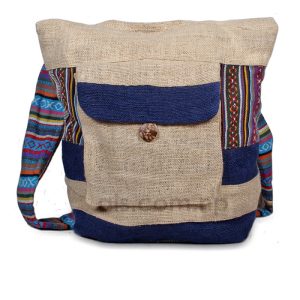 Hippie Patchwork Hemp Side Bag