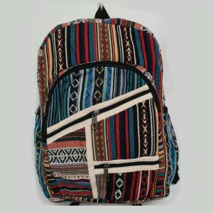 Travel Handmade Hippie Hemp School Bag pack Bag Multicolored Festival Bag Pack