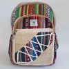 Travel Handmade Hippie Hemp School Bag pack Bag Multicolored Festival Bag Pack