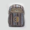 Fair trade gheri designed multipurpose backpack with moon print