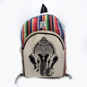 Gheri design handmade ganesh print laptop bag