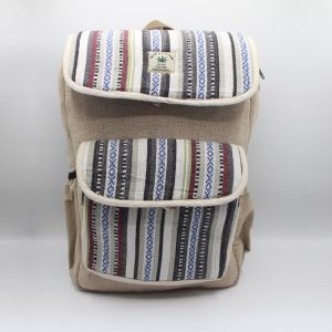 Gheri design durable Himalayan hemp backpack