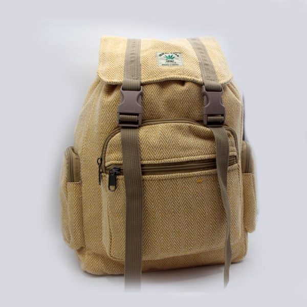 Himalayan hemp herringbone stylish book bag