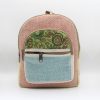Printed Patchwork Small Hemp Back Pack