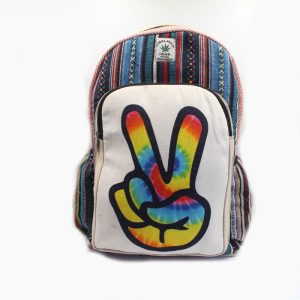 Hemp backpack | eco-friendly boho gheri hemp bag
