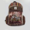 Unique design gheri designed mushroom print hemp backpack