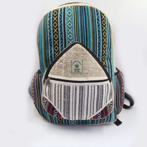Boho gheri handmade hemp backpack
