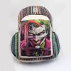 Joker printed multi compartment travel hemp backpack