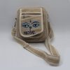 Buddha Eye printed hemp camera bag