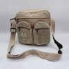 Trendy Handmade Hemp Travel Outdoor Cross body Bag