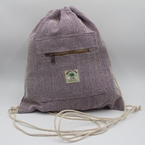 Stylish Handmade herringbone hemp sport bag