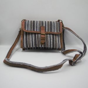 Handmade hippie gheri mini bag with adjustable straps