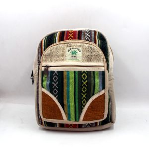 Organic Hemp Made Multi Pocket Mini Backpack