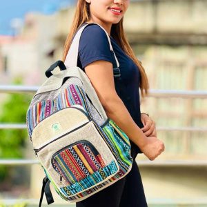 Himalayan Ecofriendly Hemp Backpack Made in Nepal