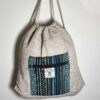 Hemp Drawstring Bag | Hemp gym Bag | Hemp Travel Bag |